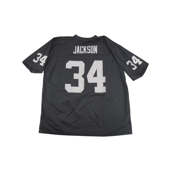 Mitchell & Ness Bo Jackson Raiders Jersey 34 Black Size 60 4XLB Legacy Collect - Picture 2 of 12